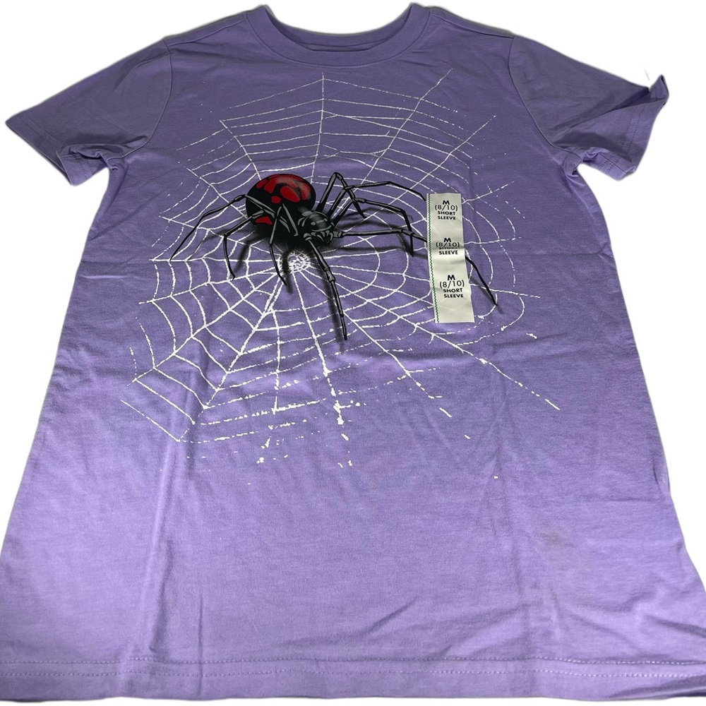 Cat & Jack New Short Sleeve Spider Design Short Sleeve